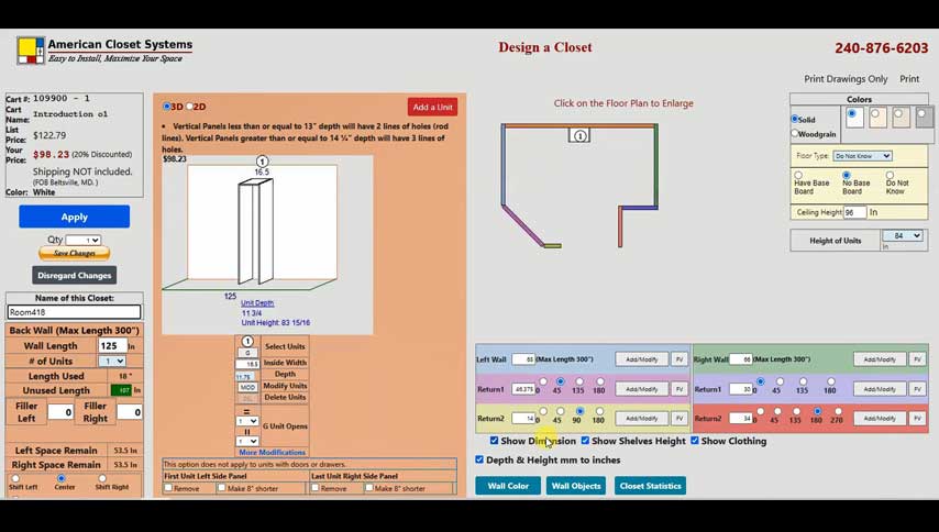 Introduction to American Closet Design Program