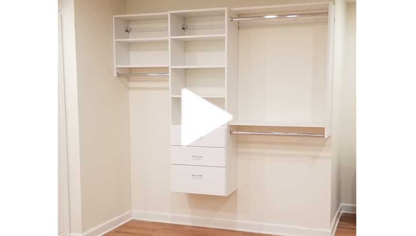 How to Install a Wall Mounted Closet