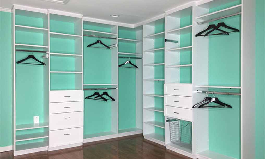 Melamine Closet Shelves, Choose Your color and Size