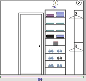 Closet Shelving Unit