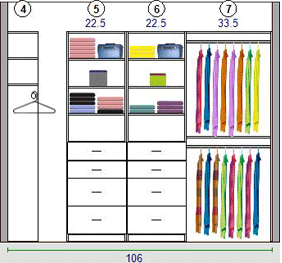 Closets with Drawers
