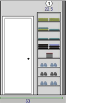 Linen Shelving Closet